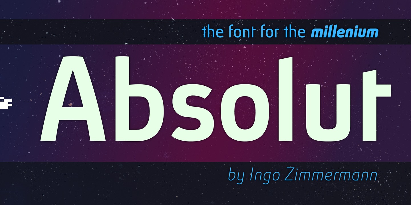 Пример шрифта Absolut Pro #1